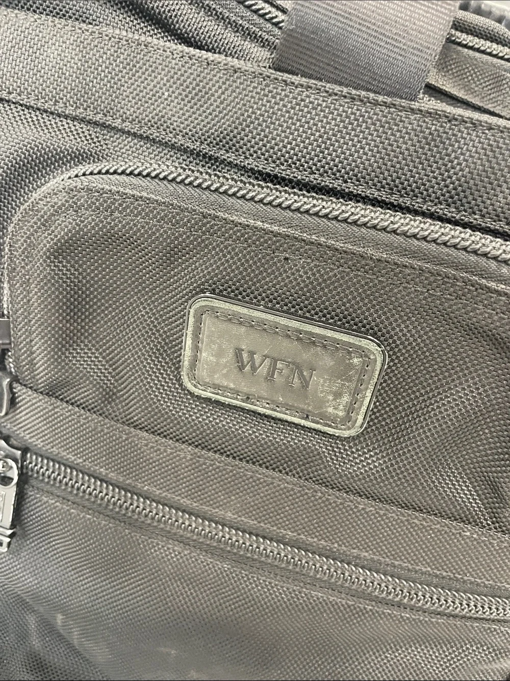 Black Men's TUMI Professional Laptop Briefcase